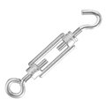 Surtek Zinc Turnbuckle Screw Hook To Eye 14 151531